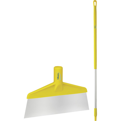 Grattoir &agrave; plancher avec manche, Jaune, 9-3/5" la x 55-9/10" lo Waymarc Industries Inc
