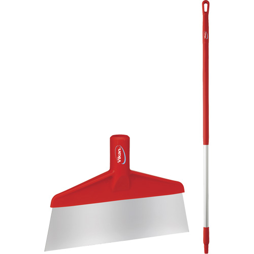 Grattoir &agrave; plancher avec manche, Rouge, 9-3/5" la x 55-9/10" lo Waymarc Industries Inc