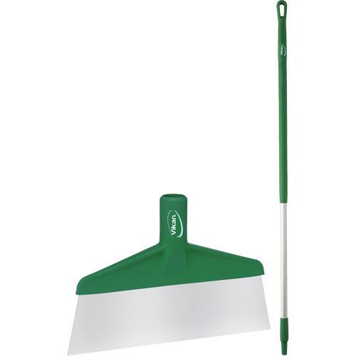 Grattoir &agrave; plancher avec manche, Vert, 9-3/5" la x 55-9/10" lo Waymarc Industries Inc