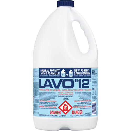 Javellisant liquide, 3,6 L, Cruche Waymarc Industries Inc