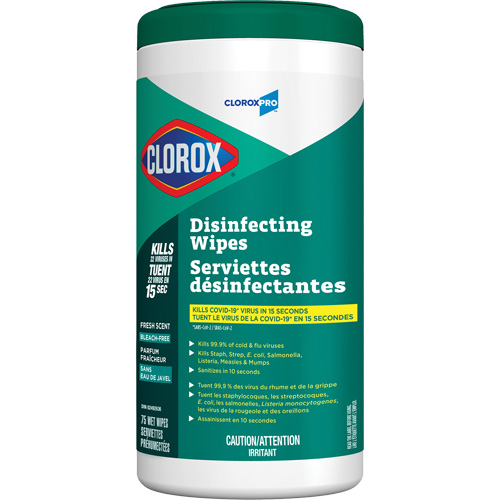 Lingettes d&eacute;sinfectantes, 75 lingettes Waymarc Industries Inc