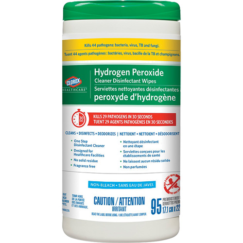 Healthcare&reg; Hydrogen Peroxide Cleaner Disinfecting Wipes, 95 Count Waymarc Industries Inc