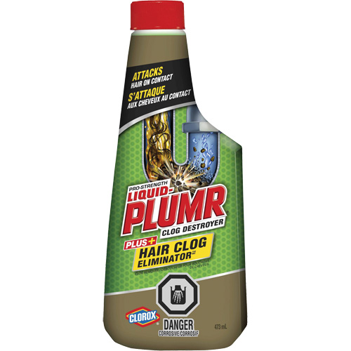 Produit d&eacute;bouchant pour bouchons de cheveux Liquid-Plumr Waymarc Industries Inc