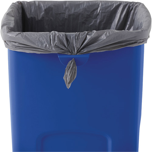 Untouchable&reg; Square Recycling Container, Bulk, Plastic, 23 US gal. Waymarc Industries Inc