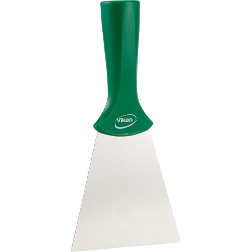 Grattoir en acier inoxydable avec poign&eacute;e montable sur manche, Vert, 4" la x 8" lo Waymarc Industries Inc