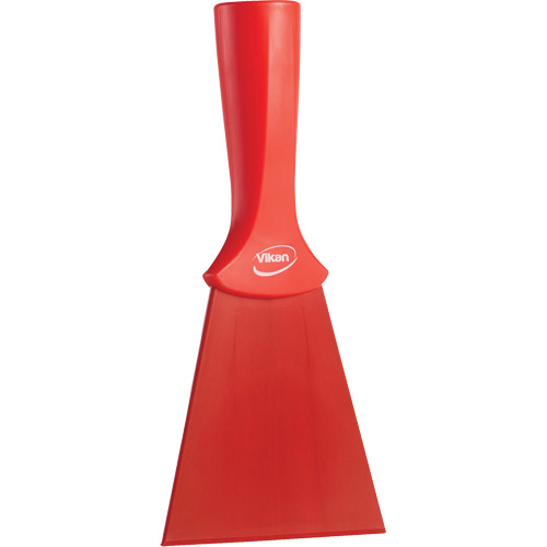 Grattoir en nylon avec poign&eacute;e filet&eacute;e, Rouge, 4" la x 8" lo Waymarc Industries Inc