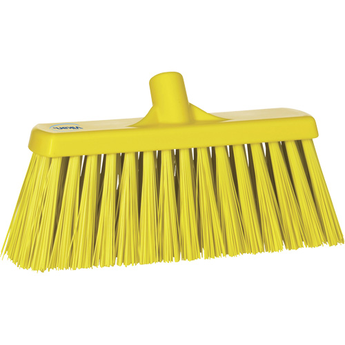 Balai-brosse robuste, Crins Ferme, 13", Polyester, Jaune Waymarc Industries Inc