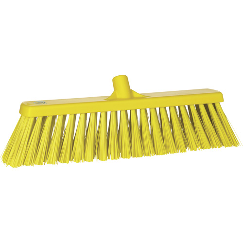 Balai-brosse robuste, Crins Ferme, 20", Polyester, Jaune Waymarc Industries Inc