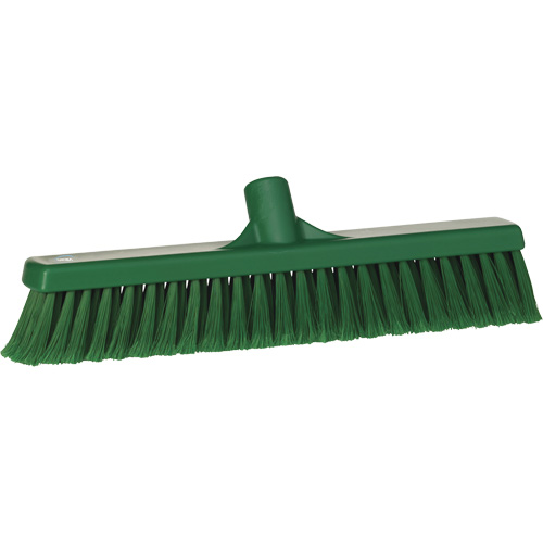 Balai-brosse pour particules fines, Crins Fin/&agrave; bout ouvrant, 16-1/4", Polypropyl&egrave;ne, Vert Waymarc Industries Inc