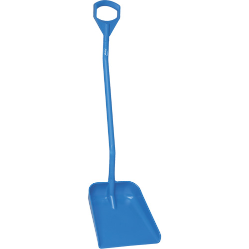 Pelle ergonomique &agrave; grande lame, Longueur de 51", Plastique, Bleu Waymarc Industries Inc