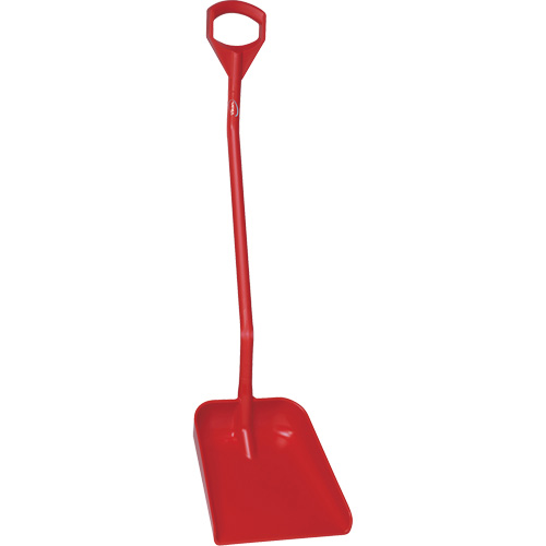 Pelle ergonomique &agrave; grande lame, Longueur de 51", Plastique, Rouge Waymarc Industries Inc