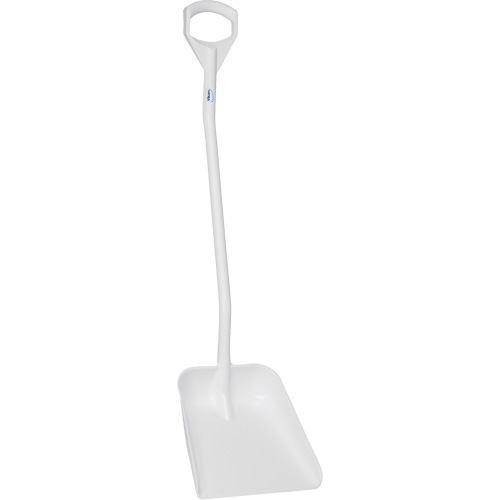 Pelle ergonomique &agrave; grande lame, Longueur de 51", Plastique, Blanc Waymarc Industries Inc