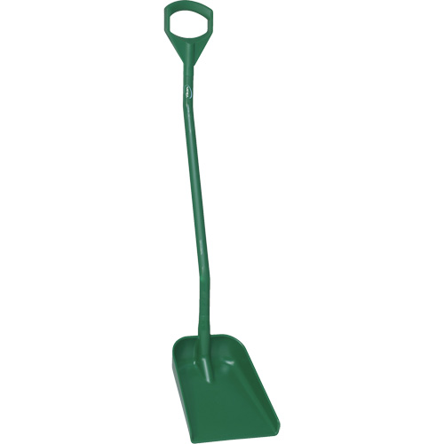 Pelle ergonomique &agrave; lame r&eacute;duite, Longueur de 50", Plastique, Vert Waymarc Industries Inc