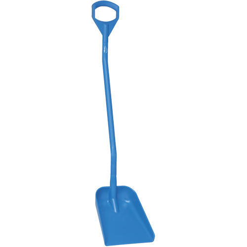 Pelle ergonomique &agrave; petite lame, Longueur de 50", Plastique, Bleu Waymarc Industries Inc