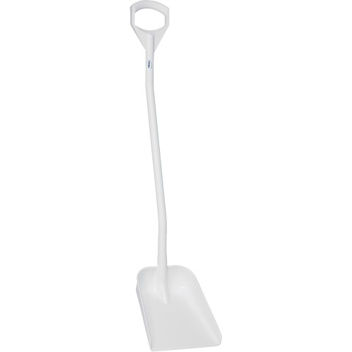 Pelle ergonomique &agrave; lame r&eacute;duite, Longueur de 50", Plastique, Blanc Waymarc Industries Inc