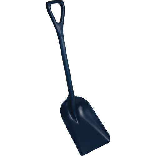 Pelle monobloc perceptible par d&eacute;tecteur de m&eacute;tal, Lame 10" x 14", Longueur de 37-1/2", Plastique, Bleu Waymarc Industries Inc