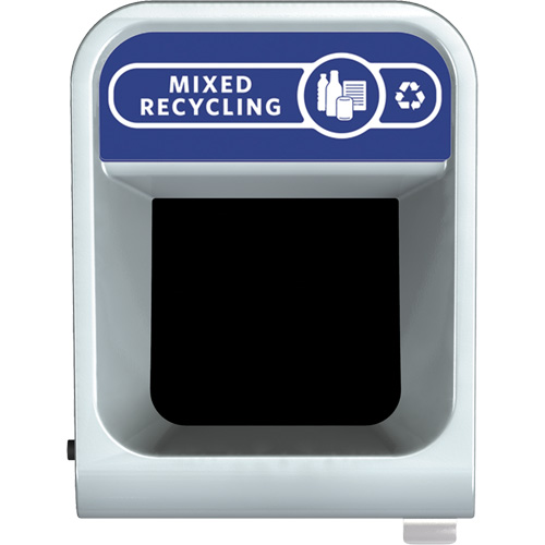 Conteneur pour d&eacute;chets de recyclage m&eacute;lang&eacute;s Configure, Vrac, Acier, 45 gal. US Waymarc Industries Inc