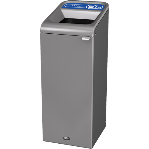 Configure Paper Waste Container, Bulk/Curbside/Deskside, Steel, 15 US gal. Waymarc Industries Inc
