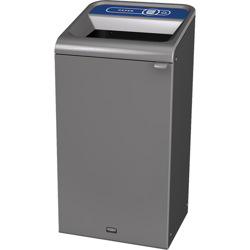 Conteneur pour d&eacute;chets de papier Configure, Vrac/Bord de rue/De bureau, Acier, 23 gal. US Waymarc Industries Inc