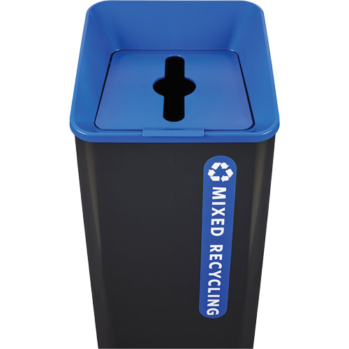Sustain Mixed Recycling Container, Bulk, Plastic, 23 US gal. Waymarc Industries Inc