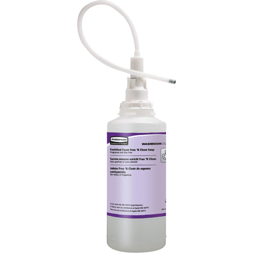 Recharge de savon mousse sans parfum ni colorant pour les mains OneShot, Mousse, 800 ml, Sans parfum Waymarc Industries Inc