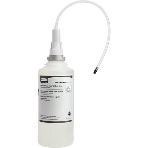 Recharge de savon mousse sans parfum ni colorant pour les mains OneShot, Mousse, 1600 ml, Sans parfum Waymarc Industries Inc