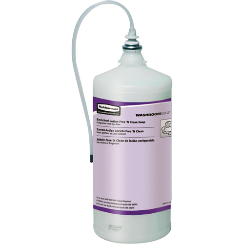 OneShot&reg; Dye & Fragrance Free Lotion Hand Soap Refill, Cream, 1600 ml, Unscented Waymarc Industries Inc