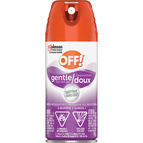 Off!&reg; Gentle Insect Repellent, DEET Free, Aerosol, 142 g Waymarc Industries Inc
