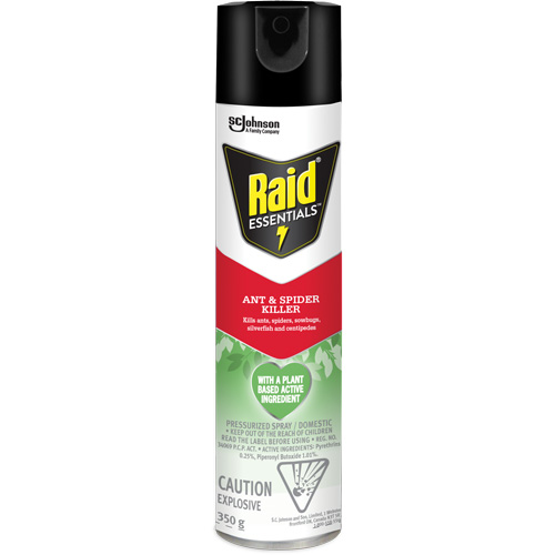 Raid&reg; Essentials Ant & Spider Killer, 350 g, Aerosol Can Waymarc Industries Inc