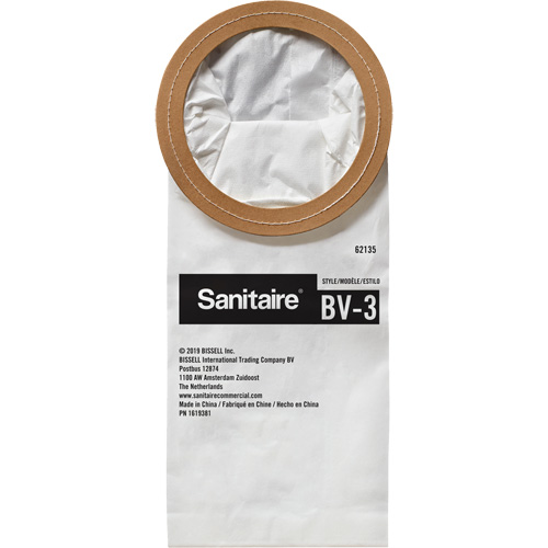 Sac en papier de qualit&eacute; sup&eacute;rieure BV-3 pour aspirateur dorsal Waymarc Industries Inc