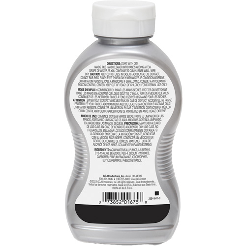 Nettoyant &agrave; mains, Gel/Pierre ponce, 295,74 ml, Bouteille, Cerise Waymarc Industries Inc