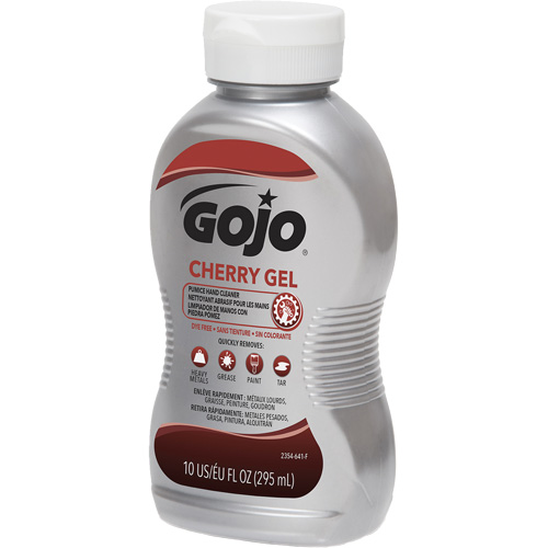 Nettoyant &agrave; mains, Gel/Pierre ponce, 295,74 ml, Bouteille, Cerise Waymarc Industries Inc