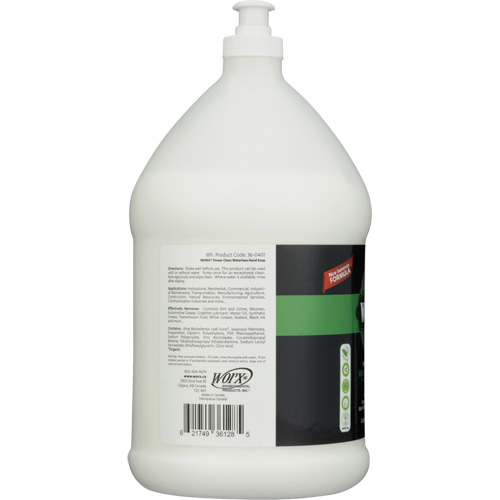 Savon pour les mains sans eau Power Clean, Liquide, 3,78 L, Sans parfum Waymarc Industries Inc
