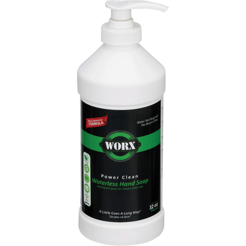 Power Clean Waterless Hand Soap, Liquid, 945 ml, Unscented Waymarc Industries Inc