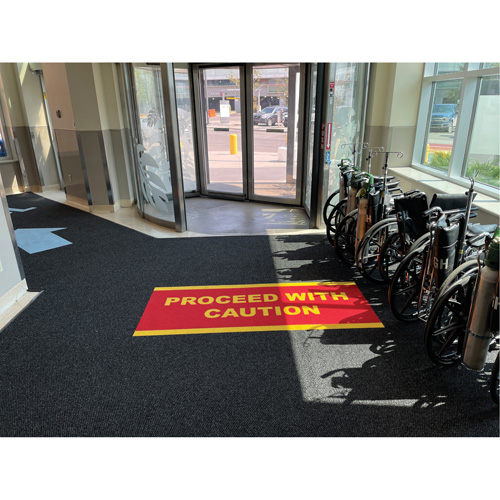 Tapis dentr&eacute;e Supreme Knob, Essuie-pieds/grattoir, 13-5/12' x 75-1/2' x 7/16", Charbon Waymarc Industries Inc