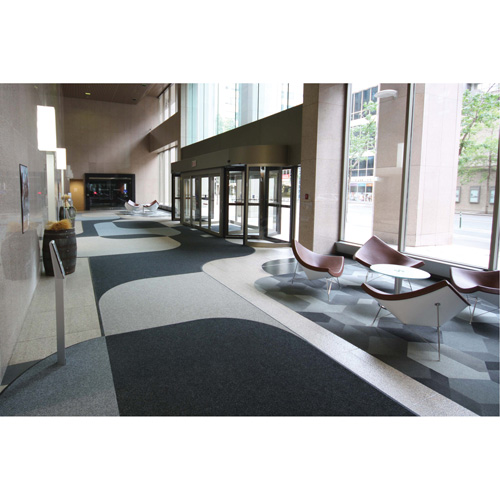 Tapis dentr&eacute;e Supreme Knob, Essuie-pieds/grattoir, 13-5/12' x 75-1/2' x 7/16", Charbon Waymarc Industries Inc