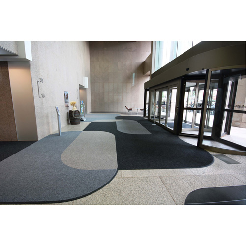 Tapis dentr&eacute;e Supreme Knob, Essuie-pieds/grattoir, 13-5/12' x 75-1/2' x 7/16", Charbon Waymarc Industries Inc