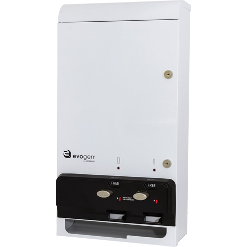 Distributeur double de tampons & serviettes EvoGen EV-1 Waymarc Industries Inc