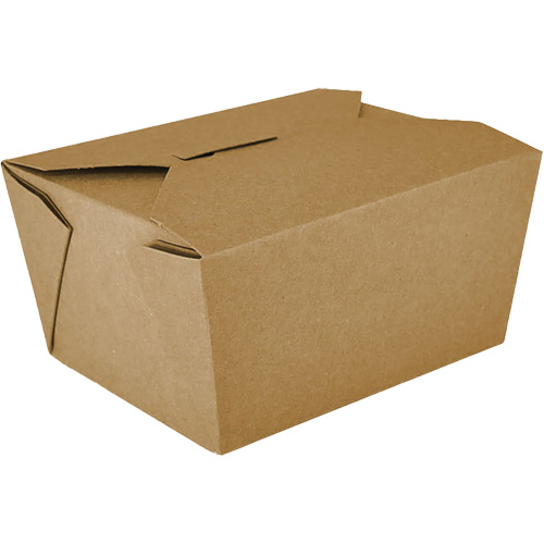 Contenants pour aliments &agrave; emporter Kraft, Ondul&eacute;, Rectangulaire Waymarc Industries Inc