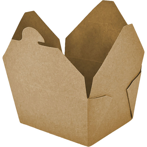 Contenants pour aliments &agrave; emporter Kraft, Ondul&eacute;, Rectangulaire Waymarc Industries Inc