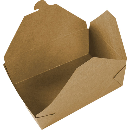 Kraft Take Out Food Containers, Corrugated, Rectangular Waymarc Industries Inc
