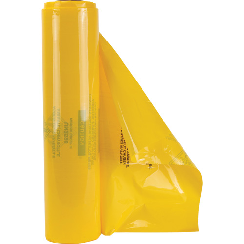 Doublures pour d&eacute;chets dangereux, Amiante, 40" lo x 26" la, 3 mils Waymarc Industries Inc