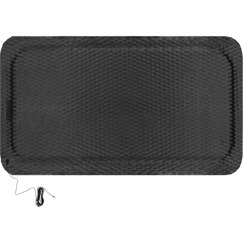 Hog Heaven Electrically Conductive Mat Kit, 3' W x 5' L, 7/8" Thickness, Black, Nitrile Waymarc Industries Inc