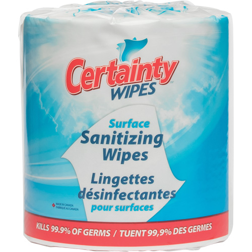 Lingettes d&eacute;sinfectantes pour surfaces, Pochette Waymarc Industries Inc