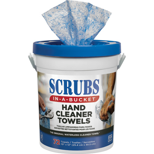 Hand Cleaner Towels, 72 Wipes, 12" x 10" Waymarc Industries Inc