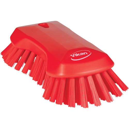 Brosse &agrave; main, Soies Tr&egrave;s ferme, Longueur de 9-1/10", Rouge Waymarc Industries Inc
