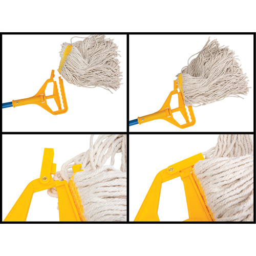 Handle with Clip, Fibreglass/Plastic, Open Gate Tip, 60" Length Waymarc Industries Inc