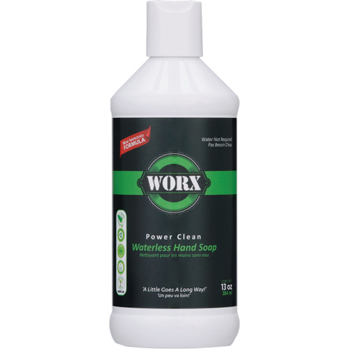 Savon pour les mains sans eau Power Clean, Liquide, 384 ml, Sans parfum Waymarc Industries Inc