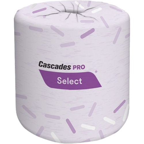 Papier hygi&eacute;nique Pro Select, 2 Pli, 420 Feuilles/Rouleu, Blanc Waymarc Industries Inc