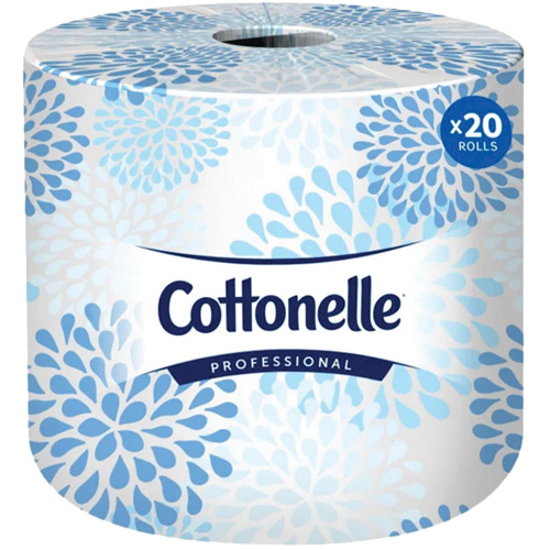 Cottonelle&reg; Professional Toilet Paper, 2 Ply, 451 Sheets/Roll, White Waymarc Industries Inc